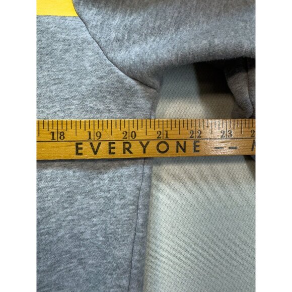 Hurley Mens Full-Zip Hoodie Sweatshirt Jacket Size S Gray Rainbow Stripe Fleece - Picture 9 of 12